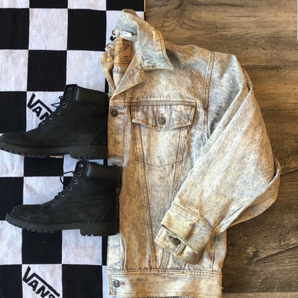 Vintage Acid Wash Denim Jacket